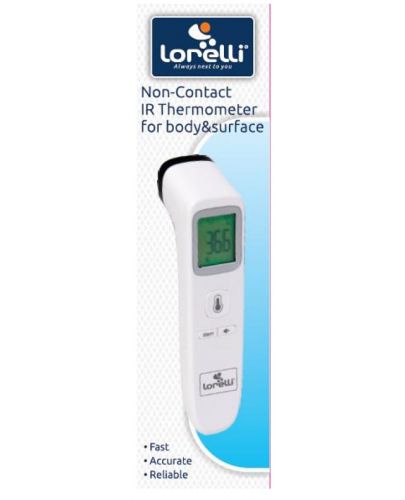 Lorelli Безконтактен термометър за чело и повърхност - 1
