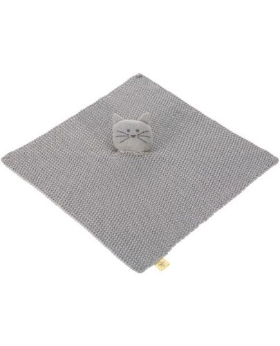 Бебешка играчка-кърпа за гушкане Lassig - Little Chums, Cat - 3