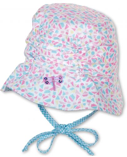 Бебешка лятна шапка с UV 50+ защита Sterntaler - 35 cm, 1-2 месеца - 1