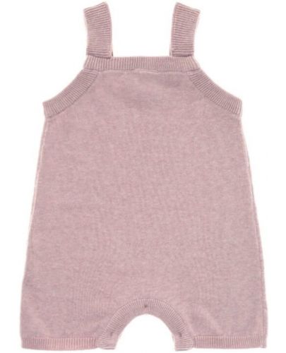 Бебешки гащеризон Lassig - Cozy Knit Wear, 74-80 cm, 7-12 месеца, розов - 2
