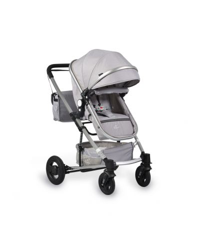 Бебешка комбинирана количка Moni - Gigi, светлосива - 2