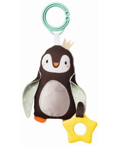 Бебешка мека дрънкалка Taf Toys -  Принцът пингвин - 1