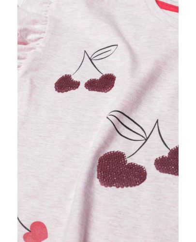 Бебешка тениска Minoti - Cherry 2 - 3