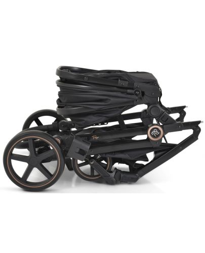 Бебешка комбинирана количка Moni - Tokyo, черна - 7