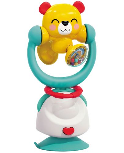 Бебешка активна играчка с вакуум Hola Toys - Мече акробат - 1