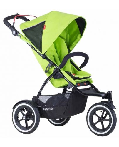 Бебешка количка за едно или породени деца Phil & Teds - Sport V5, Зелена - 1