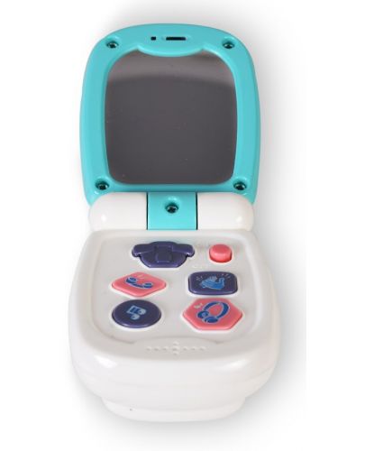 Бебешка играчка Moni - Телефон с капаче K999-95B, Green - 2