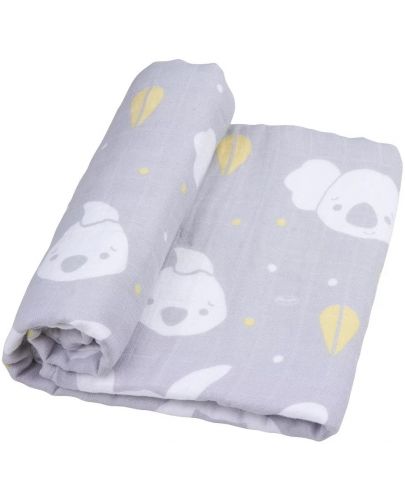 Бебешко муселиново одеяло Playgro - Fauna Friends, 70 х 70 cm - 3