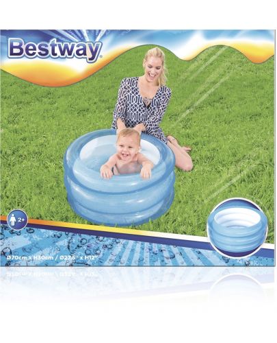 Бебешки надуваем басейн Bestway - Син - 2