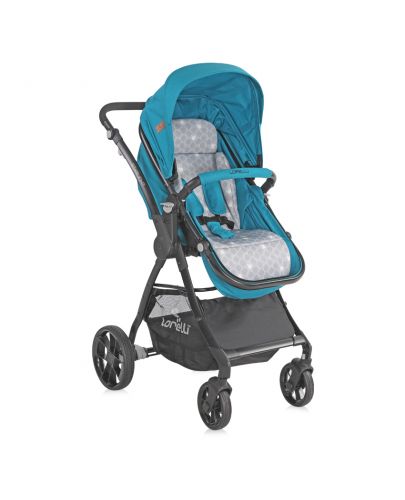 Бебешка комбинирана количка Lorelli - Starlight, синя - 3