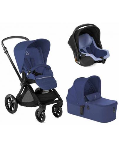 Бебешка количка 3 в 1 Jane - Muum, Micro, Koos, lazuli blue - 1