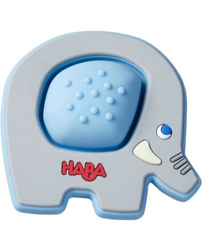 Бебешка силиконова гризалка Haba - Слон - 1