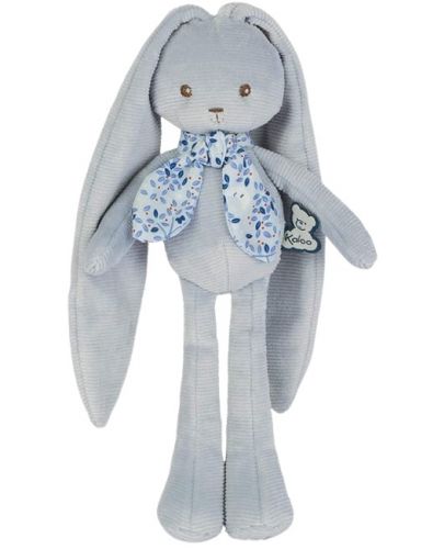 Бебешка плюшена играчка Kaloo - Зайче, синя - 1