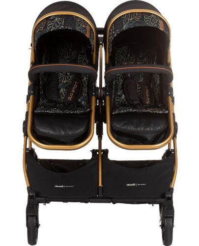 Бебешка количка за близнаци Chipolino - Дуо Смарт, обсидиан/листа - 8