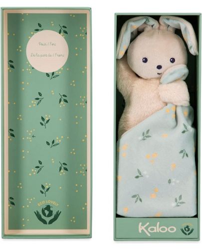  Бебешка кърпичка за гушкане Kaloo - Зайче Citrus Bouquet, 18 сm - 3