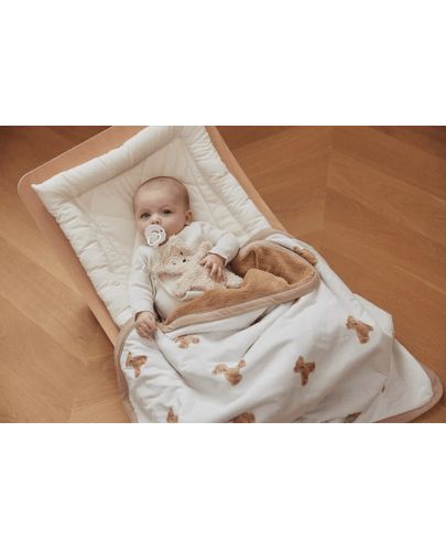 Бебешко плюшено одеяло Jollein - Teddy Bear, 75 х 100 cm - 5
