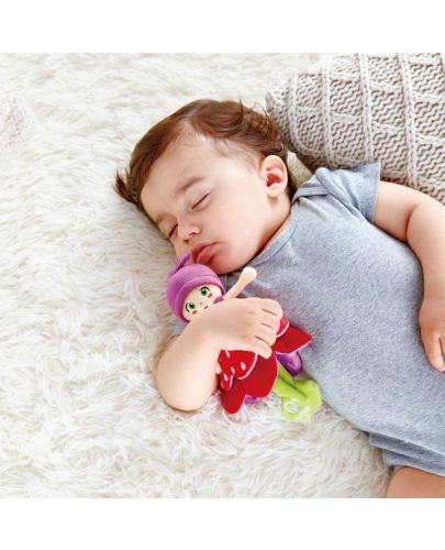 Бебешка играчка Hape - Мека кукличка цветче, асортимент - 4