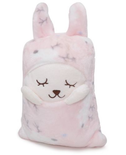 Бебешко одеяло Moni - Puffy, розово - 1