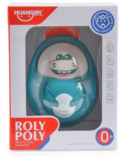 Бебешка играчка Huanger - Roly Poly, дракон  - 4