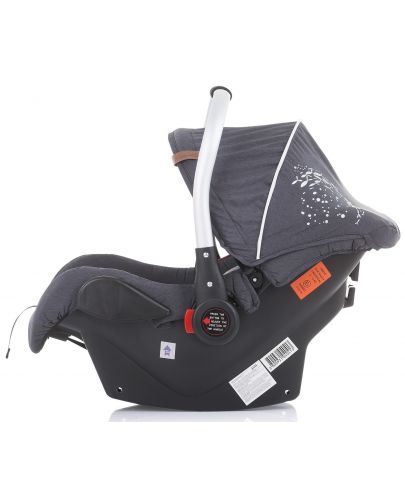 Бебешка количка Chipolino Електра - Черна рама, сребро - 11