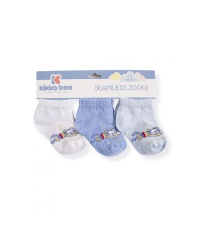 Бебешки къси чорапи Kikka Boo Diver - Памучни, 2-3 години, сини - 1