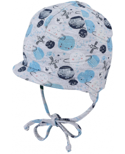 Бебешка шапка от трико с UV 50+ защита Sterntaler - 43 cm, 5-6 месеца - 1
