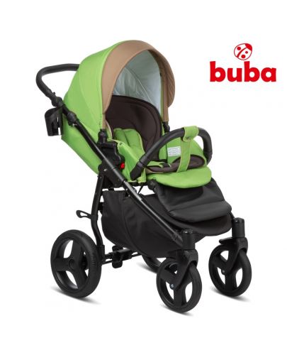 Бебешка комбинирана количка 3в1 Buba - Bella 757, Green - 4