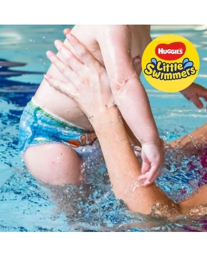 Бебешки бански пелени Little Swimmers - Размер 5, 12-18 kg, 11 броя - 4