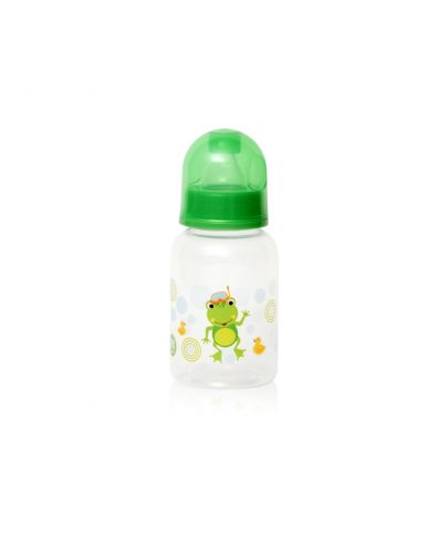 Бебешко шише Lorelli Baby Care - Simple, 125 ml, зелено - 1