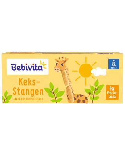 Бисквити Bebivita - Бисквитени пръчици, 180 g - 1