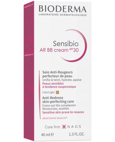 Bioderma Sensibio Крем против зачервяване AR BB, SPF 30, 40 ml - 3
