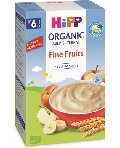 Био инстантна млечна каша Hipp - Меки плодове, 250 g - 1