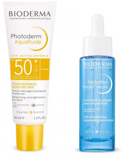 Bioderma Hydrabio & Photoderm Комплект - Серум Hyalu+ и Слънцезащитен крем, SPF50+, 30 + 40 ml - 1