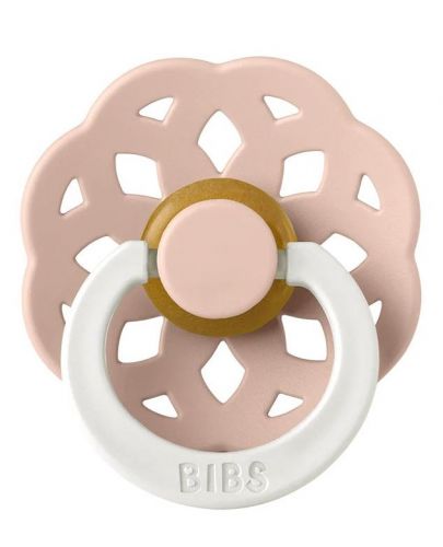 Биберон Bibs - Boheme, Blush Glow, светещ, каучук, 0-6 месеца - 2