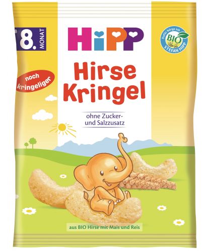 Био зърнени пръчици Hipp - С просо, 30 g - 1