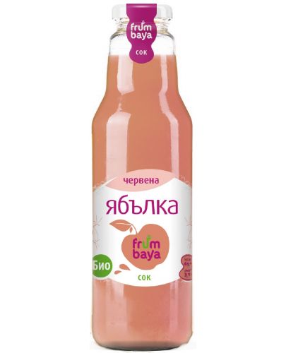 Био сок Frumbaya - Червена ябълка, 750 ml - 1