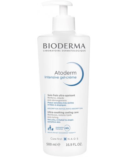 Bioderma Atoderm Успокояващ гел-крем Intensive, 500 ml - 1