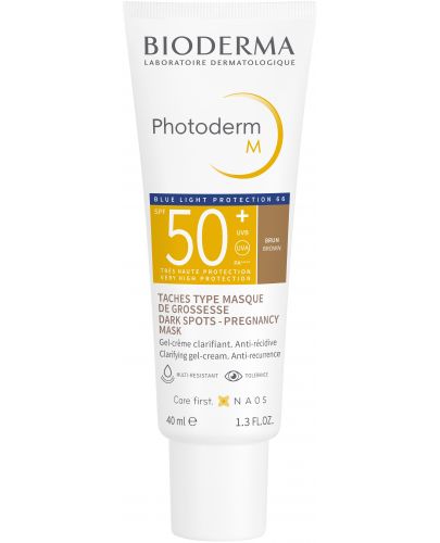 Bioderma Photoderm Слънцезащитен оцветен крем M, тъмен, SPF 50+, 40 ml - 1