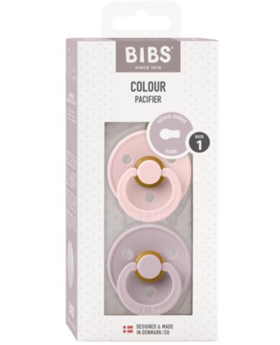 Биберони Bibs - Colour, Blossom-Dusky Lilac, 0-6 месеца, 2 броя - 3