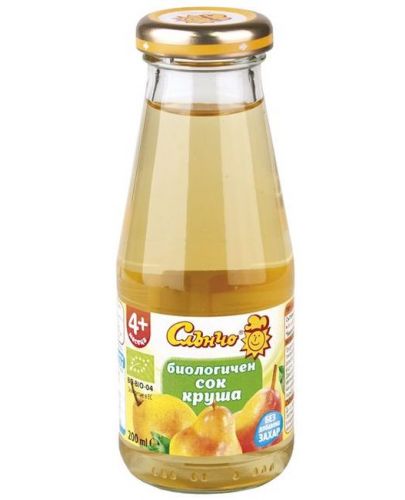 Био сок Слънчо - Круша, 200 ml - 1