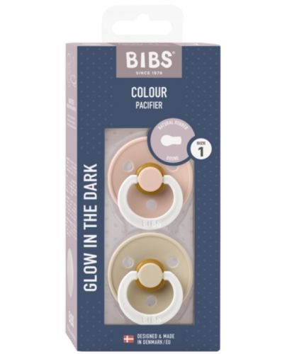Биберони Bibs - Colour, Blush Glow-Vanilla Glow, 0-6 месеца, 2 броя - 4