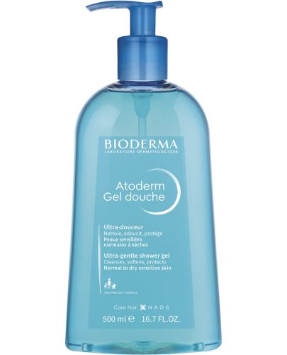Bioderma Atoderm Успокояващ душ-гел, 500 ml - 1