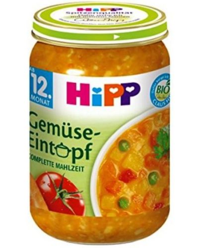 Био ястие Hipp - Зеленчукова яхния, 250 g - 1