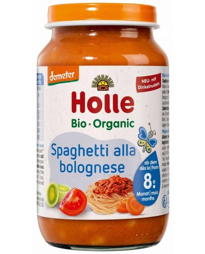 Био ястие Holle - Спагети болонезе, 220 g - 1