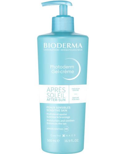 Bioderma Photoderm Освежаващ гел-крем за след слънце Après-soleil, 500 ml (Лимитирано) - 1