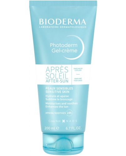 Bioderma Photoderm Освежаващ гел-крем за след слънце Après-soleil, 200 ml (Лимитирано) - 1