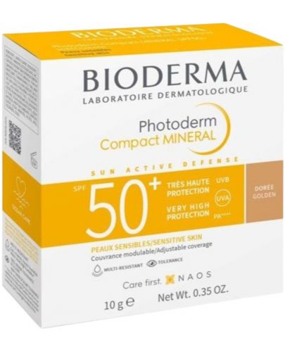 Bioderma Photoderm Минерална пудра, златист цвят, SPF 50+, 10 g - 3