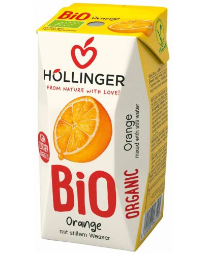 Био сок Hollinger - Портокал, 200 ml  - 1