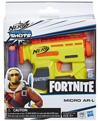Бластер Hasbro Nerf Micro Shots - Micro AR-L, с 2 стрели - 1