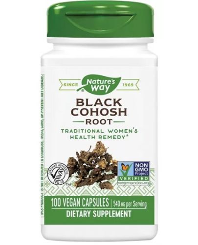 Black Cohosh Root, 100 капсули, Nature's Way - 1